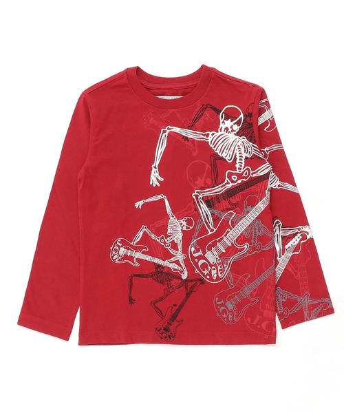 JOHN GALLIANO（ジョンガリアーノ）の「John Galliano(ジョン ガリアーノ)Kids & Junior プリント長袖ロンTカットソー（Tシャツ/カットソー・キッズ・グレー/レッド・6Y/8Y/10Y/12Y/14Y/16Y/4Y）」の6枚目の写真