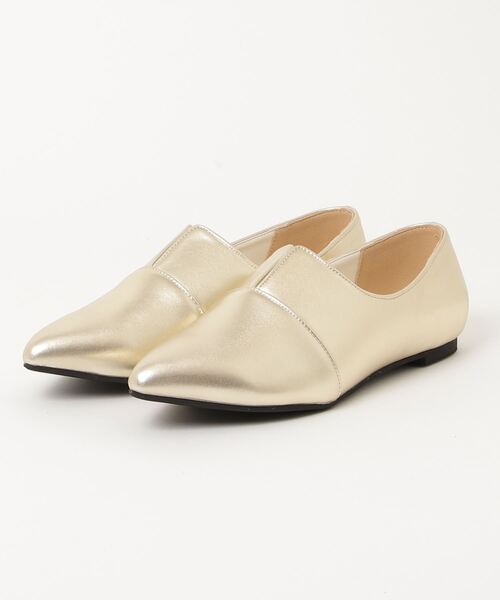 LibertyDoll（リバティードール）の「Liberty Doll / センターセパレートフラット センタースリットパンプス(1106)（パンプス・レディース・ブラック/ダークブラウン/ブラウン/シルバー/ワイン/ネイビー/パイソン/ホワイト/ベージュ/グレイッシュベージュ/ブラウン系その他/ブラック系その他/ブラウン系その他2/ゴールド・LL/3L/S/M/L/SS/XL）」の18枚目の写真