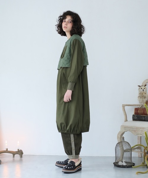 限定価格セール の秋冬リリーデールミリタリーワンピース 爆安品質は非常に良いの