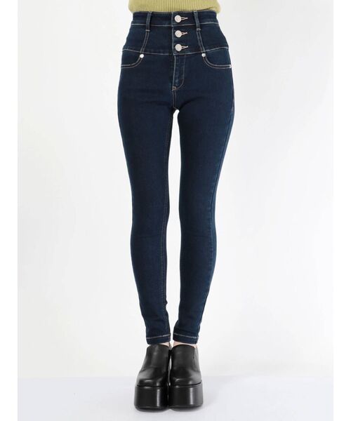 EMODA（エモダ）の「【ELDER】NUDEハイウエストデニム（デニムパンツ・レディース・インディゴブルー/ブルー/ブラック・X-SMALL/MEDIUM/SMALL）」の10枚目の写真