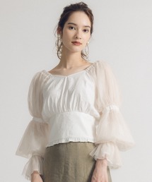 LA BELLE ETUDE | 【LA BELLE ETUDE】【Belle vintage】クラシカルチュール袖ブラウス(シャツ/ブラウス)