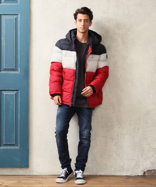 クラッシックフーディーパファージャケット セール】【TOMMY HILFIGER/トミーヒルフィガー】クラッシック