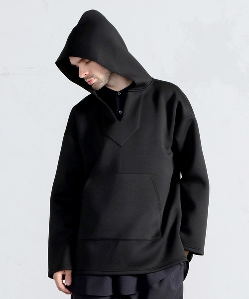 FUSE（フューズ）の「ダンボール メキシカンパーカー（パーカー・メンズ・ベージュ/ブラック・02/03）」の2枚目の写真