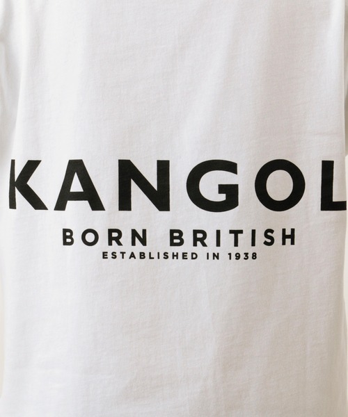 KANGOL(カンゴール)の「【KANGOL/カンゴール】 オーバーサイズ ワンポイント刺繍 バックプリントロゴ ロングTシャツ/ロンT(Tシャツ/カットソー・メンズ・ブラック/ベージュ/オフホワイト・M/L/XL)」の16枚目の写真