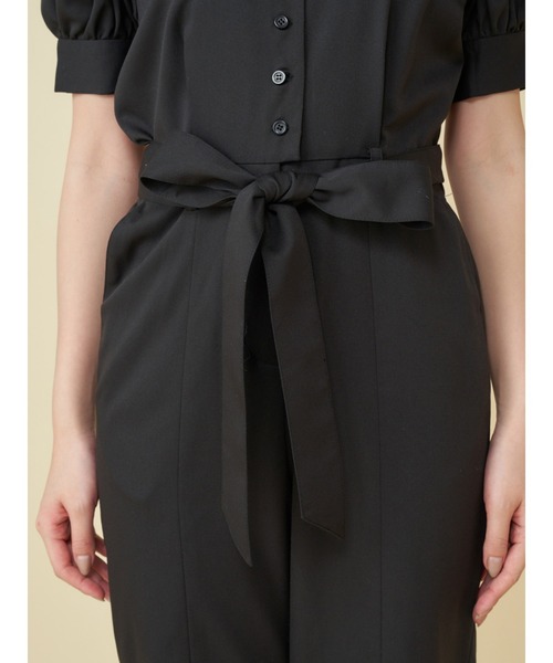 MIIA(ミーア)の「パフスリーブコンビネゾン(サロペット/オーバーオール・レディース・ブラック/オレンジ/ベージュ・FREE)」の21枚目の写真