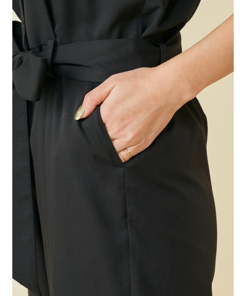 MIIA(ミーア)の「パフスリーブコンビネゾン(サロペット/オーバーオール・レディース・ブラック/オレンジ/ベージュ・FREE)」の19枚目の写真