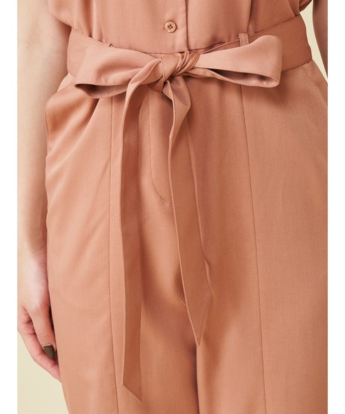 MIIA(ミーア)の「パフスリーブコンビネゾン(サロペット/オーバーオール・レディース・ブラック/オレンジ/ベージュ・FREE)」の20枚目の写真