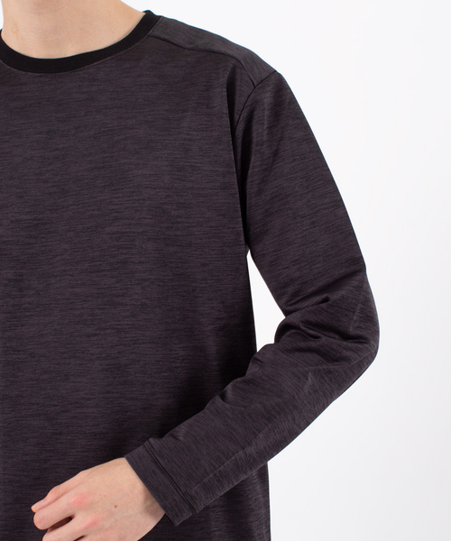 ABAHOUSE(アバハウス)の「MOON TOP クルーネック 長袖カットソー(Tシャツ/カットソー・メンズ・ブラック/グレー/ベージュ/ネイビー・44/46/48)」の10枚目の写真