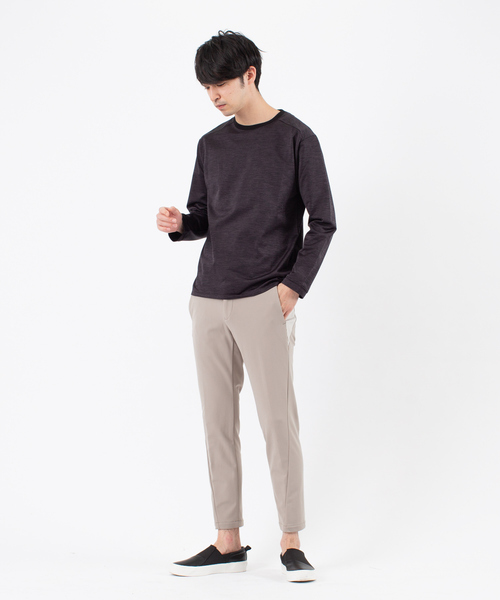 ABAHOUSE(アバハウス)の「MOON TOP クルーネック 長袖カットソー(Tシャツ/カットソー・メンズ・ブラック/グレー/ベージュ/ネイビー・44/46/48)」の14枚目の写真