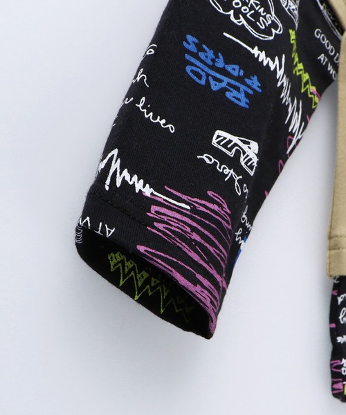 RADCHAP（ラッドチャップ）の「重ね着風トレーナー（スウェット・キッズ・ベージュ/ブルー・120cm/150cm/100cm/110cm/90cm/140cm/130cm）」の10枚目の写真