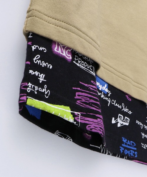 RADCHAP（ラッドチャップ）の「重ね着風トレーナー（スウェット・キッズ・ベージュ/ブルー・120cm/150cm/100cm/110cm/90cm/140cm/130cm）」の14枚目の写真