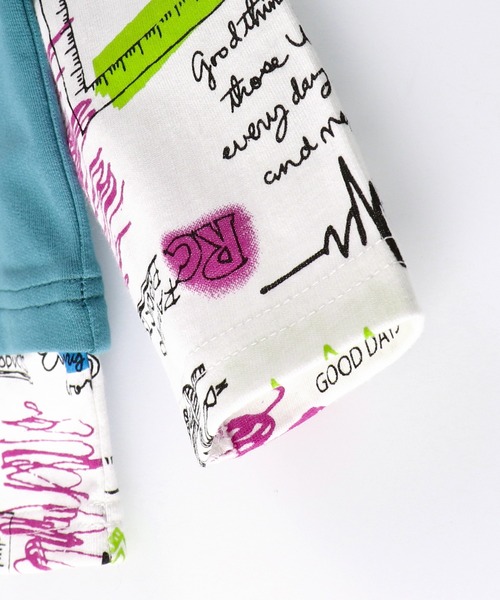 RADCHAP（ラッドチャップ）の「重ね着風トレーナー（スウェット・キッズ・ベージュ/ブルー・120cm/150cm/100cm/110cm/90cm/140cm/130cm）」の16枚目の写真