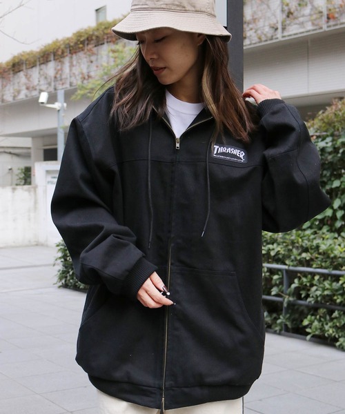 THRASHER（スラッシャー）の「THRASHER/スラッシャー フード付きワーク