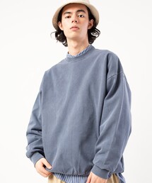 FREAK'S STORE | FREAK'S STORE/フリークスストア ピグメント染め ヘビーウェイト クルーネック スウェット(スウェット)