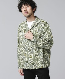 NANO universe | トランプ総柄　リラックスシャツ　長袖(シャツ/ブラウス)