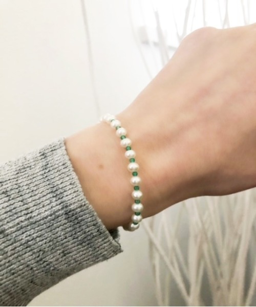 Newport（ニューポート）の「淡水パールブレスレット（ブレスレット・レディース・ホワイト/レッド/グリーン/イエロー/ブルー・17.5cm）」の14枚目の写真