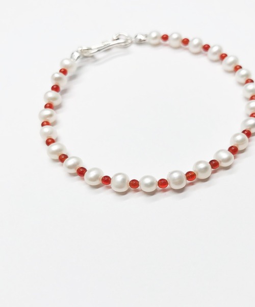 Newport（ニューポート）の「淡水パールブレスレット（ブレスレット・レディース・ホワイト/レッド/グリーン/イエロー/ブルー・17.5cm）」の11枚目の写真