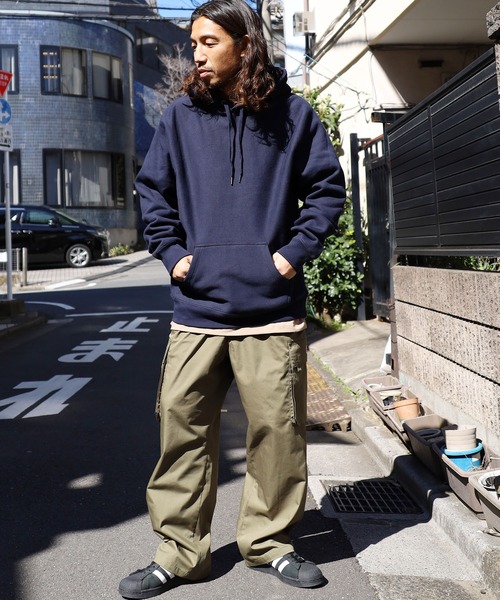 【限定値下げ】BEEDENリバーシブル パーカー DARK KHAKI ビーデン INDEPENDENT（インディペンデント）の「INDEPENDENT/インディ
