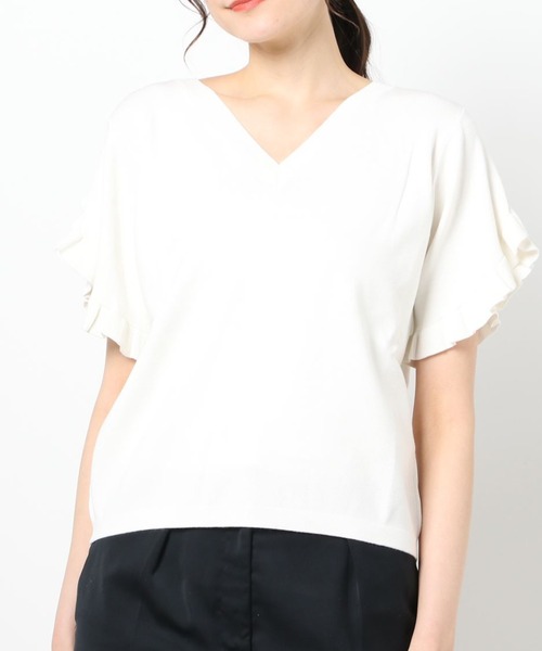 SEE BY CHLOE - 限定お値下げ 新品 シーバイクロエ フリルニット M ソフトベージュ SEE BY CHLOE - 限定お値下げ 新品 シーバイクロエ フリルニット