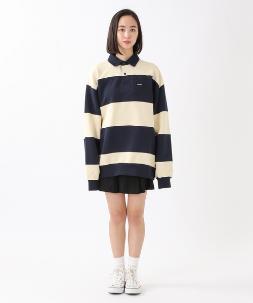 COVERNAT(カバーナット)の「Covernat/RUGBYプルオーバー 2930749(スウェット・レディース・ネイビー/ブラウン/グリーン・SMALL/MEDIUM/LARGE/X-LARGE)」の5枚目の写真