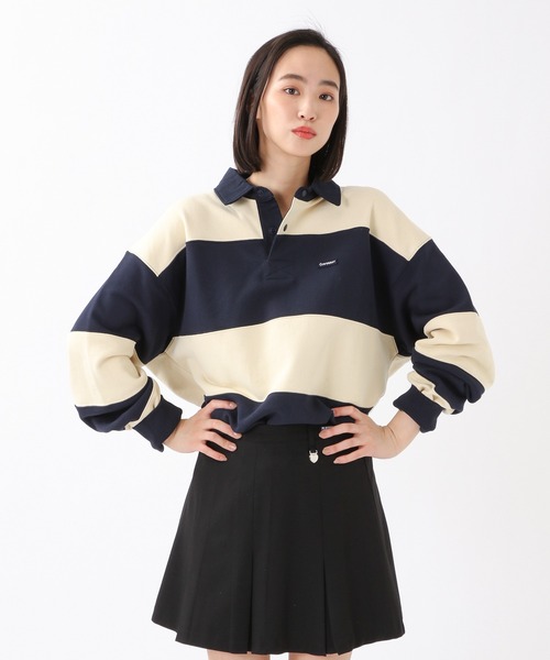 COVERNAT(カバーナット)の「Covernat/RUGBYプルオーバー 2930749(スウェット・レディース・ネイビー/ブラウン/グリーン・SMALL/MEDIUM/LARGE/X-LARGE)」の6枚目の写真