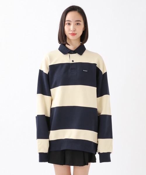 COVERNAT(カバーナット)の「Covernat/RUGBYプルオーバー 2930749(スウェット・レディース・ネイビー/ブラウン/グリーン・SMALL/MEDIUM/LARGE/X-LARGE)」の7枚目の写真