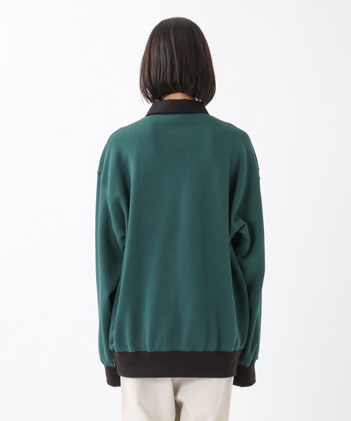 COVERNAT(カバーナット)の「Covernat/RUGBYプルオーバー 2930749(スウェット・レディース・ネイビー/ブラウン/グリーン・SMALL/MEDIUM/LARGE/X-LARGE)」の17枚目の写真