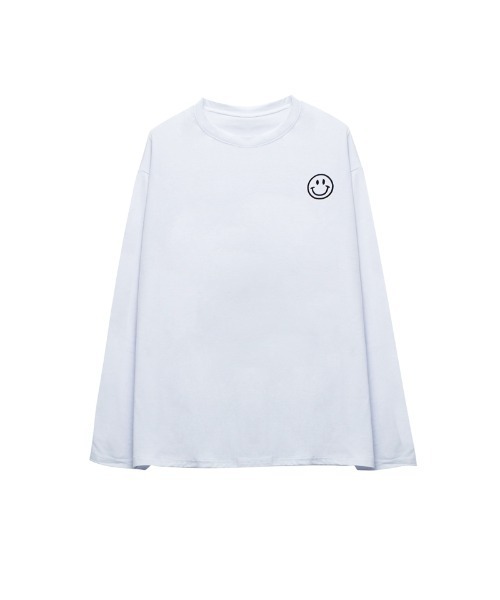 VIBGYOR Women(ヴィブジョー ウィメン)の「【CHW】スマイルポイントビックT(Tシャツ/カットソー・レディース・ホワイト/グリーン/オレンジ/ブラック/ピンク・FREE)」の22枚目の写真