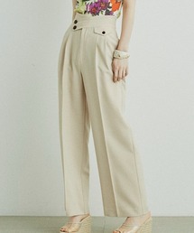 LILY BROWN | アシンメトリーベルトタックパンツ(その他パンツ)