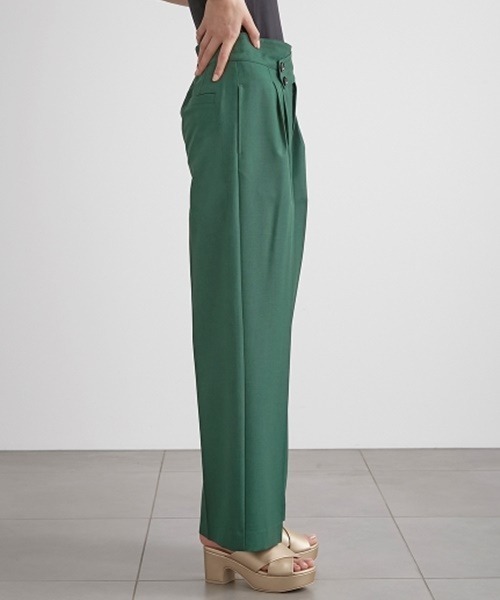 LILY BROWN（リリーブラウン）の「アシンメトリーベルトタックパンツ（その他パンツ・レディース・ブラック/ベージュ・1/0）」の17枚目の写真