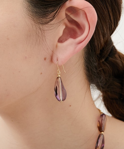 ear PAPILLONNER(イアパピヨネ)の「ジューシーカラーピアス(ピアス(両耳用)・レディース・パープル/ミント・FREE)」の10枚目の写真