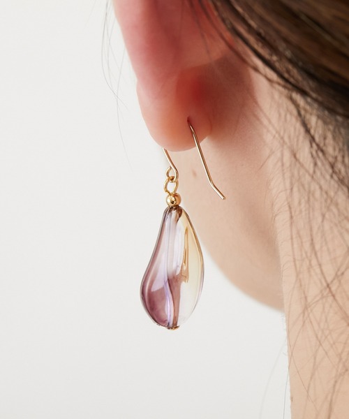 ear PAPILLONNER(イアパピヨネ)の「ジューシーカラーピアス(ピアス(両耳用)・レディース・パープル/ミント・FREE)」の4枚目の写真