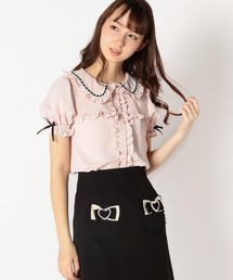 LODISPOTTO | フリルフルバイカラードールブラウス(シャツ/ブラウス)