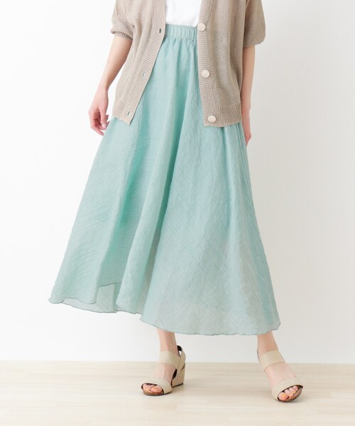 SHOO・LA・RUE（シューラルー）の「◆カラースカート（スカート・レディース・ブラック/ベージュ/イエロー/ライトグリーン/ナチュラル/ピンク系・00）」の4枚目の写真