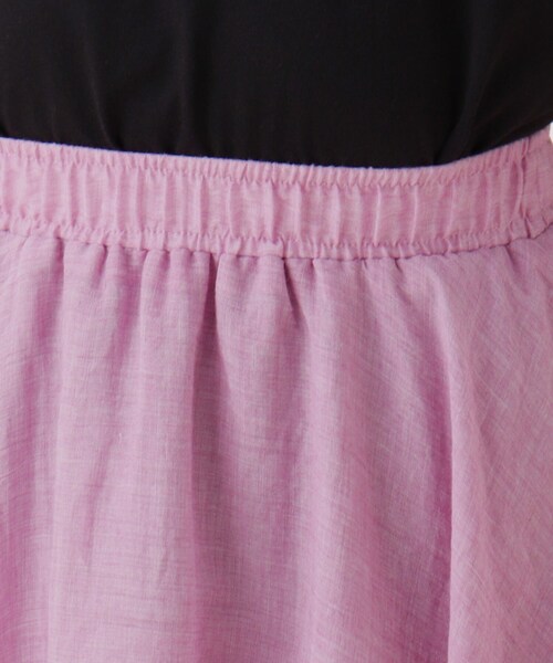 SHOO・LA・RUE（シューラルー）の「◆カラースカート（スカート・レディース・ブラック/ベージュ/イエロー/ライトグリーン/ナチュラル/ピンク系・00）」の10枚目の写真