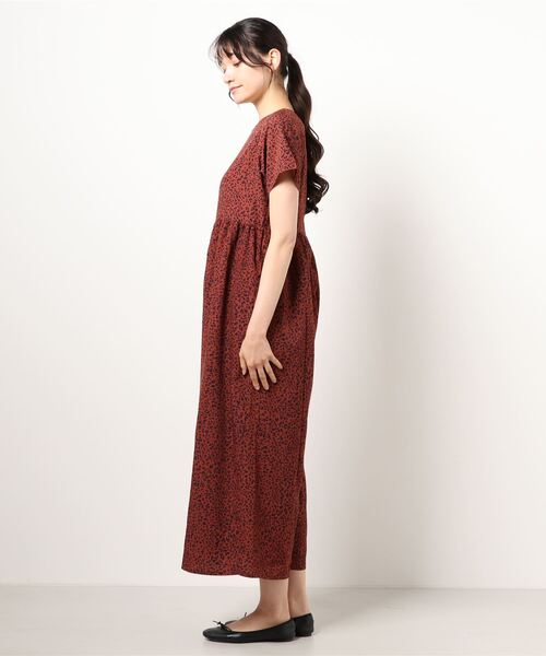 Factor=（ファクターイコール）の「レオパード柄オールインワン（つなぎ/オールインワン・レディース・ベージュ/オレンジ/マスタード・FREE）」の7枚目の写真