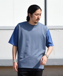 【WEB限定】SHIPS: 《Tシャツとタンクトップがセット》 ポンチ レイヤード Tシャツ