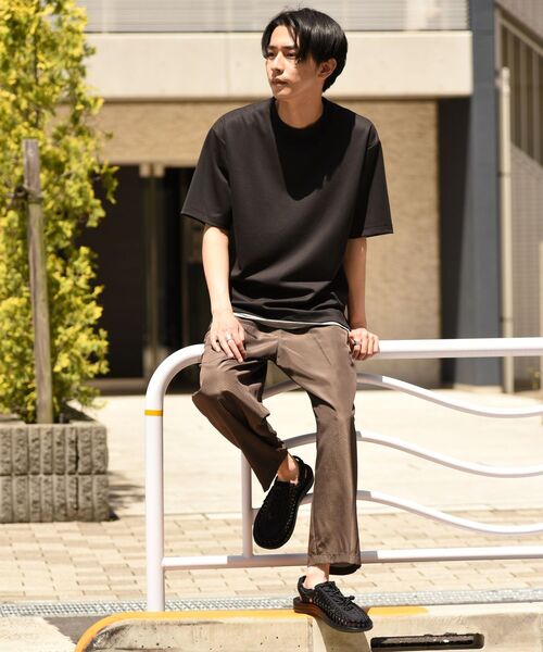 SHIPS(シップス)の「【WEB限定】SHIPS: 《Tシャツとタンクトップがセット》 ポンチ レイヤード Tシャツ(Tシャツ/カットソー・メンズ・ホワイト/ブラック/ネイビー/カーキ/コバルトブルー/ダークブルー・SMALL/MEDIUM/LARGE/X-LARGE)」の7枚目の写真