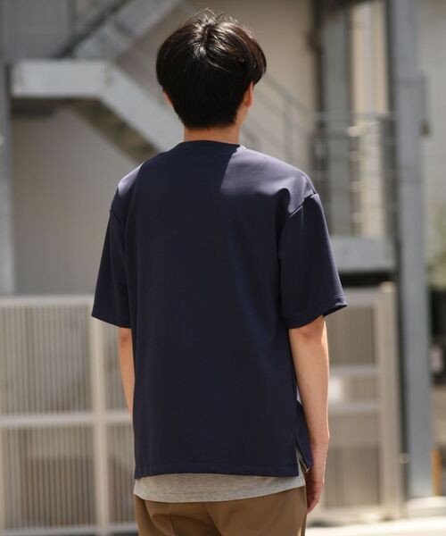 SHIPS(シップス)の「【WEB限定】SHIPS: 《Tシャツとタンクトップがセット》 ポンチ レイヤード Tシャツ(Tシャツ/カットソー・メンズ・ホワイト/ブラック/ネイビー/カーキ/コバルトブルー/ダークブルー・SMALL/MEDIUM/LARGE/X-LARGE)」の13枚目の写真