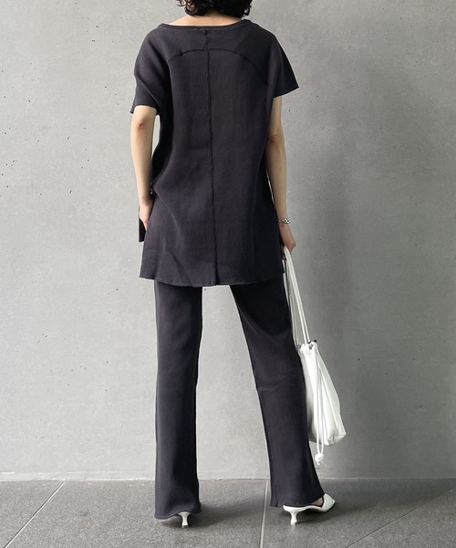 【美品】1er Arrondissement ハニカムリブ パンツ セットアップ 1er Arrondissement（プルミエアロンディスモン）の「ハニカム