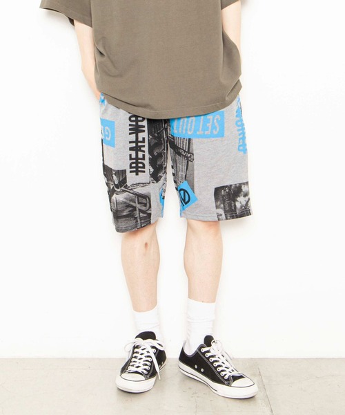 WEGO（ウィゴー）の「WEGO/総柄パターンショーツ（スウェットパンツ・メンズ・その他7/その他8/その他3/その他9/その他1/その他2/その他6・LARGE/MEDIUM/X-LARGE）」の4枚目の写真