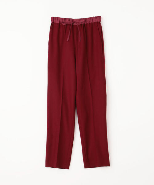 TOMORROWLAND (トゥモローランド)の「ファインウールストレッチ イージーストレートパンツ(スラックス・レディース・バーガンディー/カーキ/ネイビー・34/36)」の17枚目の写真