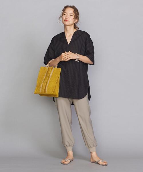 BEAUTY&YOUTH UNITED ARROWS（ビューティーアンドユースユナイテッドアローズ）の「BY ポリエステルジョガーパンツ（その他パンツ・レディース・ライトグレー/ブラック/オリーブ・SMALL/MEDIUM）」の5枚目の写真