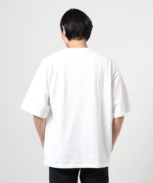 Beno（ビーノ）の「ビンテージ カレッジロゴ プリント Tシャツ 【MILWAUKEE】（Tシャツ/カットソー・メンズ・ブラック/オフホワイト/サックスブルー/アイボリー/ラベンダー/オートミール・M/L）」の10枚目の写真