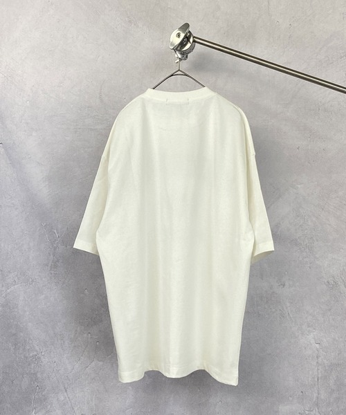 Beno（ビーノ）の「ビンテージ カレッジロゴ プリント Tシャツ 【MILWAUKEE】（Tシャツ/カットソー・メンズ・ブラック/オフホワイト/サックスブルー/アイボリー/ラベンダー/オートミール・M/L）」の8枚目の写真