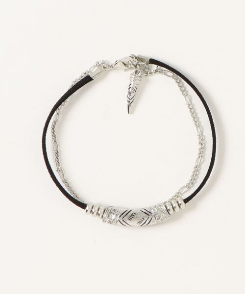 チャイハネ（チャイハネ）の「【チャイハネ】ベルベラMEN'Sアンクレット（アンクレット・メンズ・ブラック/シルバー/ゴールド・FREE）」の4枚目の写真