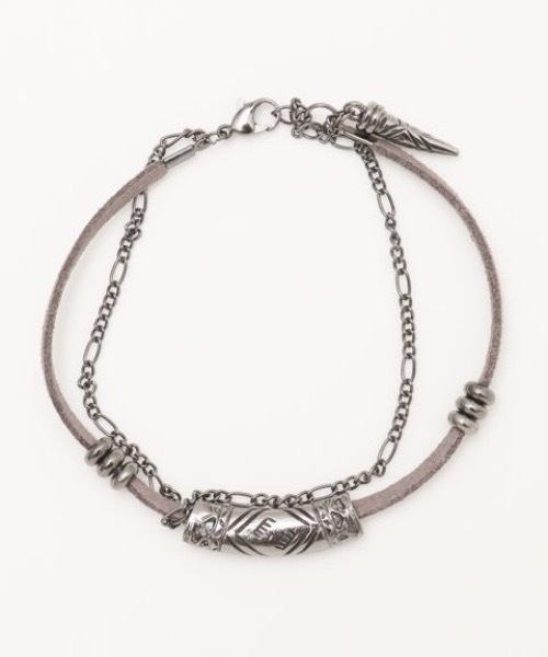 チャイハネ（チャイハネ）の「【チャイハネ】ベルベラMEN'Sアンクレット（アンクレット・メンズ・ブラック/シルバー/ゴールド・FREE）」の5枚目の写真