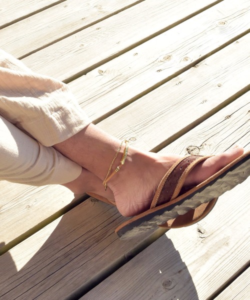 チャイハネ（チャイハネ）の「【チャイハネ】ベルベラMEN'Sアンクレット（アンクレット・メンズ・ブラック/シルバー/ゴールド・FREE）」の9枚目の写真