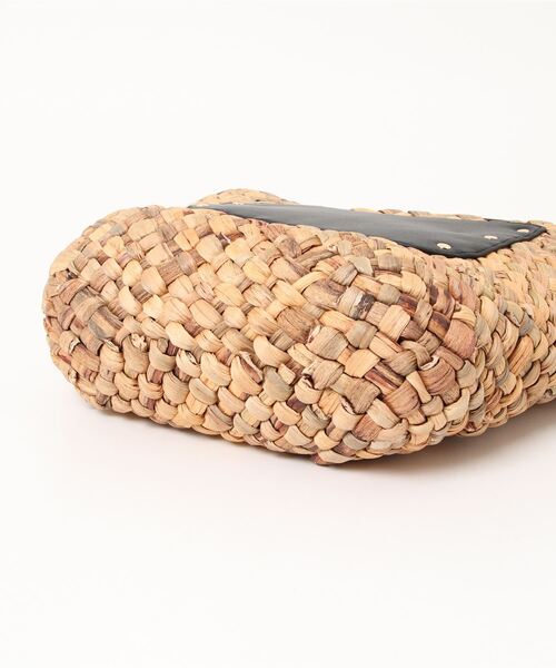 Te chichi（テチチ）の「アクリルハンドル×レオパードカゴBAG（かごバッグ・レディース・ブラック/キャメル・ﾌﾘ-）」の4枚目の写真