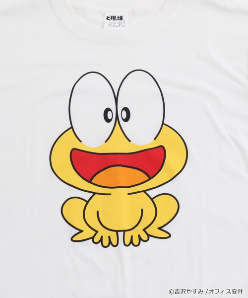 LB/S （エルビーエス）の「【ど根性ガエル】 ピョン吉プリントアニメTシャツ（Tシャツ/カットソー・メンズ・ホワイト・MEDIUM/X-LARGE/LARGE/XX-LARGE/SMALL）」の12枚目の写真